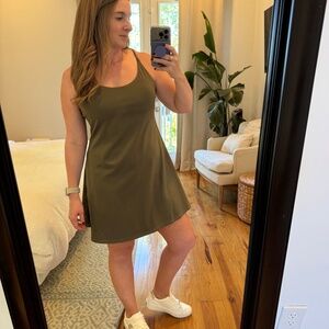 Halara Softlyzero™ Plush Backless Active Dress – Easy Peezy Edition w/ Built-In